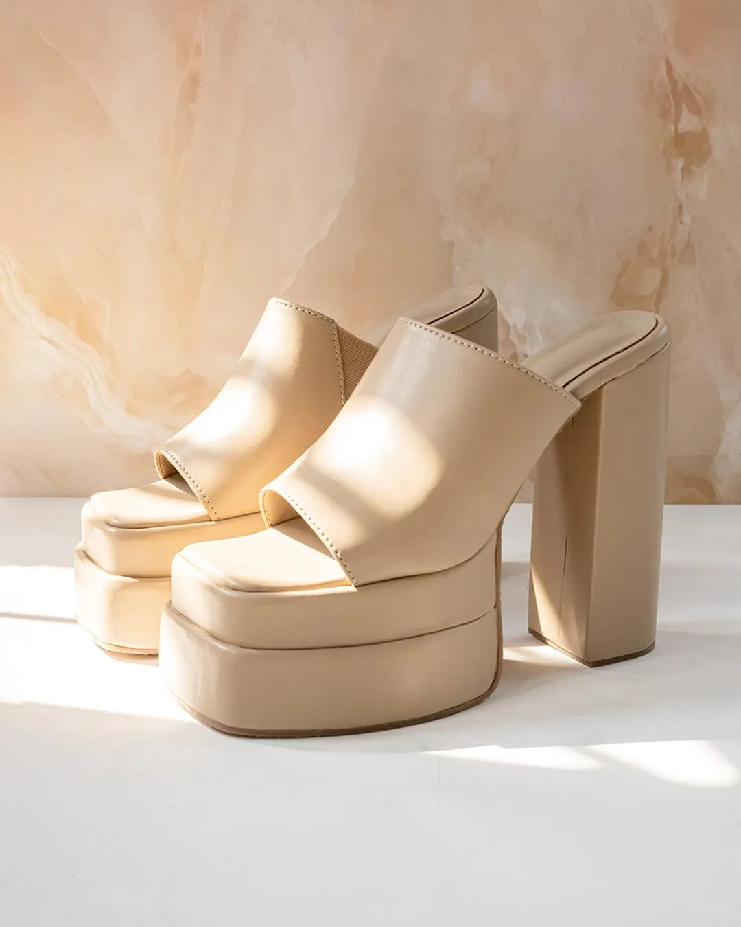 The Statement Heel Mocha