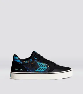 VALLELY PRO AVATAR Black Suede Banshee Canvas Sneaker Women