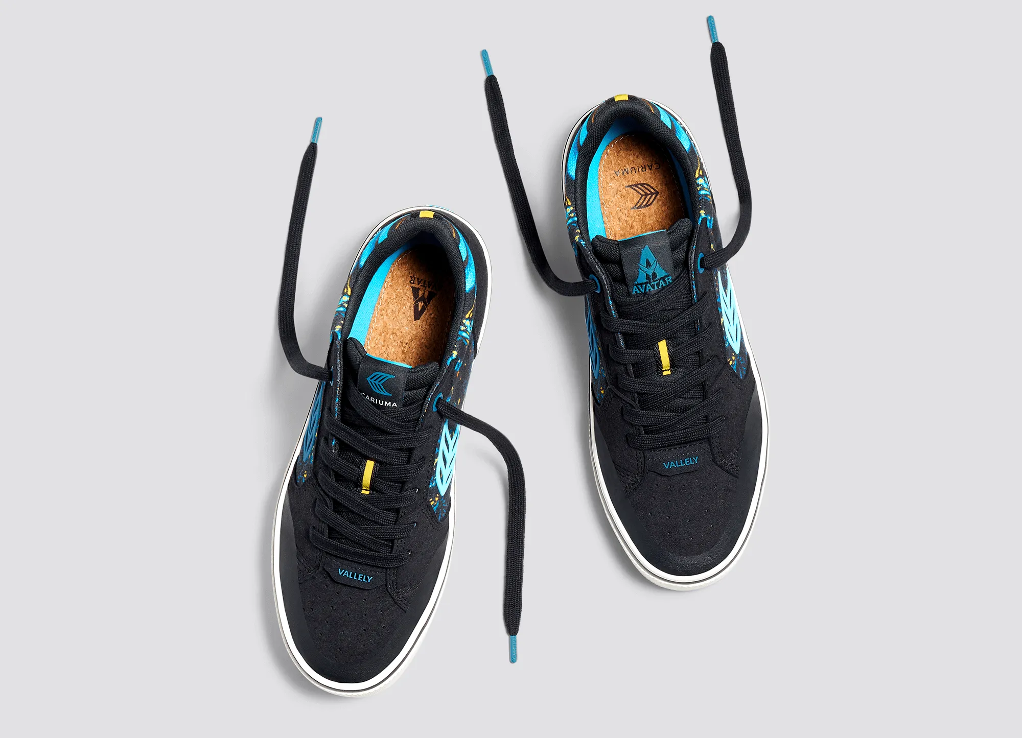 VALLELY PRO AVATAR Black Suede Banshee Canvas Sneaker Women