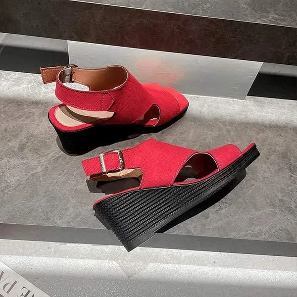Women's Peep-Toe Platform Sandals 40233687C